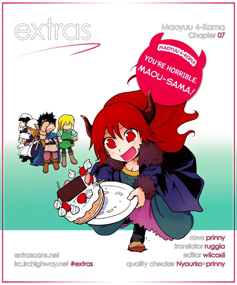 Maoyuu 4-Koma: Youre Horrible, Maou-sama! Chapter 7 1